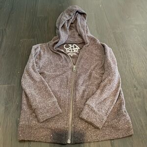 CHASER brand size 5. Gray zip up hoodie.